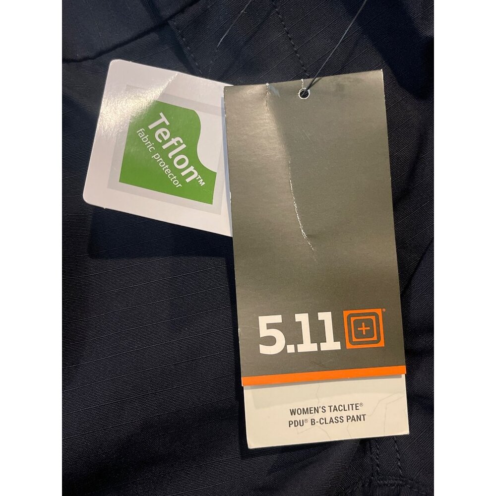 NWT 5.11 Tactical Wm B-Class Taclite PDU Pant Sz 4 Unhemmed 64371 Midnight Navy - Picture 5 of 8